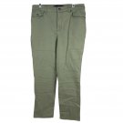 Gloria Vanderbilt Amanda Womens Petite Size 14P Green Classic Fit Pants