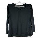 Bcg Plus Size 3X Black Long Sleeve V Neck Active Top Polyester Made In Egypt Bcg Plus Size 3X Black Long Sleeve V Neck Active Top Polyester Made In Egypt
