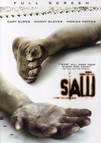 Saw (Full Screen Edition) (DVD) Movie Rated R NTSC Lionsgate