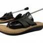 Cliffs White Mountain Womens Black Floral Sandals Size 7 Leather & Suede Upper