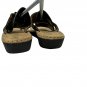 Cliffs White Mountain Womens Black Floral Sandals Size 7 Leather & Suede Upper