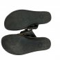 Cliffs White Mountain Womens Black Floral Sandals Size 7 Leather & Suede Upper