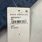 Good American Womens Good Waist Crop Skinny High Rise Ripped Jeans Size 25 Blue