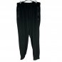 Reebok Mens Black Athletic Track Pants Size Large Elastic Waist Lightweight