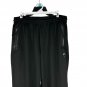 Reebok Mens Black Athletic Track Pants Size Large Elastic Waist Lightweight