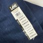 Lee Womens Midrise Straight Denim Jeans Size 20M Friction Resistant Dark Wash