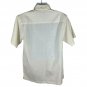 Faded Glory Mens White Short Sleeve Button-Up Shirt Size M Cotton/Polyester