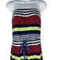 Tommy Hilfiger Strapless Striped Maxi Dress Size S Cotton & Modal Blend
