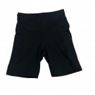 Velocity Grace Sculpt And Flow 7 Inch Black Bike Shorts Size S High Rise Stretch