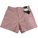 Lee Womens 4 Inch Comfort Waistband Utility Shorts Soft Mauve S Casual Summer