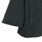 Jason Kole Womens Wool Blend Peacoat 1X Black Button Down Mid-Length Jacket