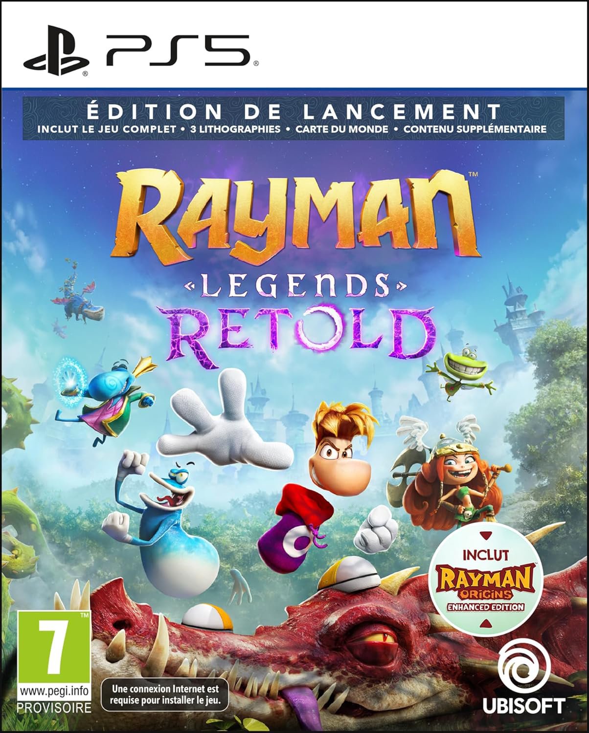 RAYMAN LEGENDS RETOLD - &Atilde;�DITION DE LANCEMENT FR PS5