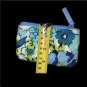 2 Vera Bradley Zip ID Case Blueberry Blooms Blue White Floral Mini Pouch Wallet
