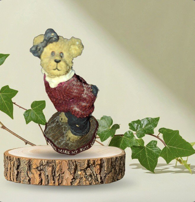 Boyds Bear Bearstone Uneeda Biggersize These Musta Shrunk Figurine 228441
