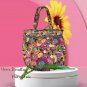 Vera Bradley Toggle Tote - Va Va Bloom Retired Floral Pattern Quilted Purse Bag