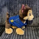 Nickelodeon PAW Patrol Chase Plush Stuffed Dog Blue Uniform Small Washable 2019