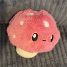 Pink/White Mushroom Plush Stuffed Animal Small 6-14 in Soft Birthday Age 3+