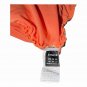 SHEIN Orange Ruched Ruffle Tie Short Sleeve V-Neck Bodycon Dress XS