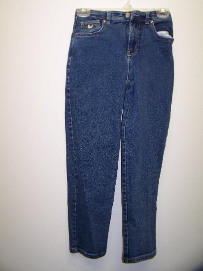 Womans Gloria Vanderbilt Size 4 Petite Short Denim Blue Jeans
