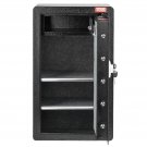 Single Door 4.0 cu.ft Safe Box with Key Lock & Password, Safe Lock Box with Fir Single Door 4.0 cu.ft Safe Box with Key Lock & Password, Safe Lock Box with Fir