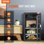 Single Door 4.0 cu.ft Safe Box with Key Lock & Password, Safe Lock Box with Fir