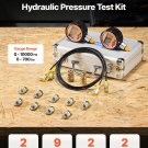 Digital Hydraulic Pressure Test Coupling Kit, 10000 PSI Pressure Gauge Manomete Digital Hydraulic Pressure Test Coupling Kit, 10000 PSI Pressure Gauge Manomete