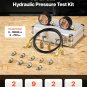 Digital Hydraulic Pressure Test Coupling Kit, 10000 PSI Pressure Gauge Manomete