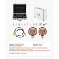 Digital Hydraulic Pressure Test Coupling Kit, 10000 PSI Pressure Gauge Manomete