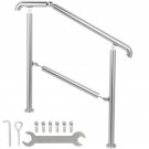 Stainless Steel Transitional Handrail fit for Level Surface and 2 to 3 Adjustab Stainless Steel Transitional Handrail fit for Level Surface and 2 to 3 Adjustab