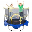 5FT Trampoline for Kids, 60" Indoor Outdoor Trampoline with Safety Enclosure Ne 5FT Trampoline for Kids, 60" Indoor Outdoor Trampoline with Safety Enclosure Ne