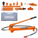 10 Ton Porta Power Kit, Portable Hydraulic Jack with 4.6 ft/1.4 m Oil Hose, Aut 10 Ton Porta Power Kit, Portable Hydraulic Jack with 4.6 ft/1.4 m Oil Hose, Aut