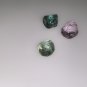 Eye Clean, High Clarity (No Imperfections,Facet Grade) Raw Mint Green,Teal,&Pink Tourmaline Crystals