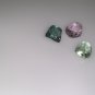 Eye Clean, High Clarity (No Imperfections,Facet Grade) Raw Mint Green,Teal,&Pink Tourmaline Crystals