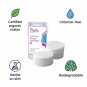 Maxim Organic Extra Large Oval Makeup Remover Pad Hypoallergenic 150ct, 3 Packs