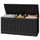 Storage Box 82 Gallon Storage Bin with Lid for Patio Furniture Storage Box 82 Gallon Storage Bin with Lid for Patio Furniture