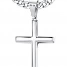 925 Sterling Silver Cross Necklace NOT DAMAGED/NOT BROKEN 925 Sterling Silver Cross Necklace NOT DAMAGED/NOT BROKEN