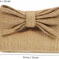 Straw Bag Durable Woven Clutch Purse for Summer Beach Vacations Multi Functional