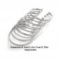 Stackable Silver Bangle Bracelet Set for Women