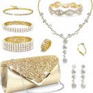 10Pcs Silvery Rhinestone Jewelry Set UNOPENED/NOT BROKEN