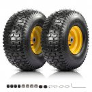 2PCS 15x6.00-6 Tire and Wheel Assembly, 4 Ply Tubeless 15x6-6 Front Tire Assembly Replacement