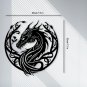 Metal Dragon Wall Art Dragon Wall Decor Western Room Decor Man Cave Decorative D