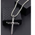23.6-Inch Nail Crucifix Cross Pendant Necklace UNOPENED/NOT BROKEN