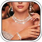Rhinestone Jewelry Set NOT DAMAGED/NOT BROKEN
