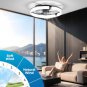 Ceiling Fans with Lights and Remote 20 Inch, 3200LM LED & 6-Speed Fan