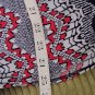 Alfani Geometric Print Cold Shoulder Poncho Blouse with Metal Hardware