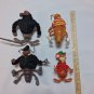 VTG 1992 Kenner Capitol Critters Max Moze Kid Ratso Lot of 4 Squash Em Action