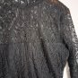 Lulus Black Lace Long Sleeve Mock Neck Bodycon Mini Dress Size Small Whimsigoth