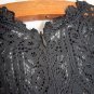 Lulus Black Lace Long Sleeve Mock Neck Bodycon Mini Dress Size Small Whimsigoth