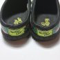 Western Chief Garden Clogs Size 8 Black w/Pink Butterflys Flowers dragonfly's