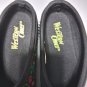 Western Chief Garden Clogs Size 8 Black w/Pink Butterflys Flowers dragonfly's